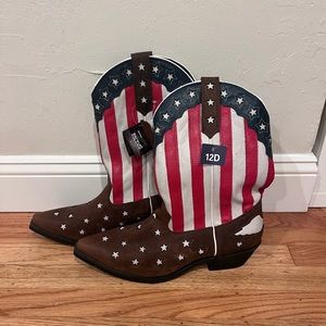 Rockin Country Men’s Patriotic Boots Size 12D